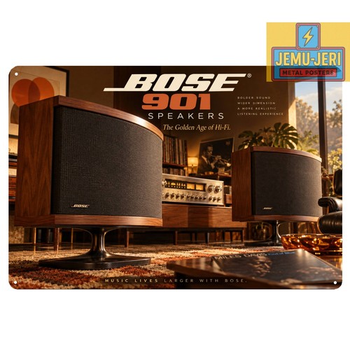Insegna poster bose - insegna,